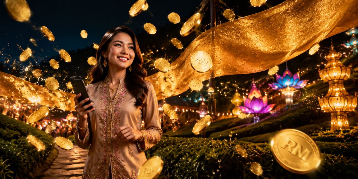 Skrin bonus VIP bergaya Malaysia menunjukkan ganjaran eksklusif untuk ahli khozicid97